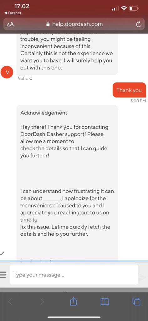 Doordash Chat Support Job