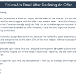 How to Decline a Job Offer