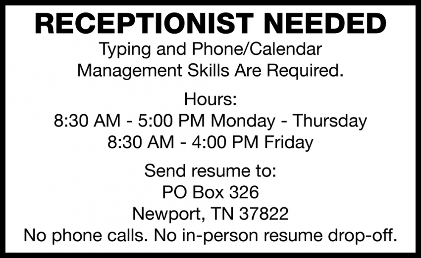 Receptionist Jobs near Me